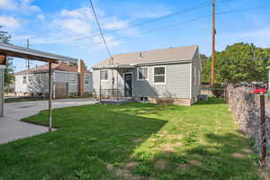 Rear view of property