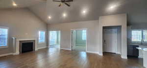 Sun room and den/bedroom off of great room