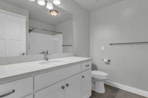 Main floor guest bathroom