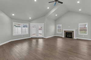 Great room with dining area