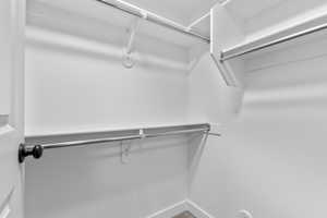 View of spacious closet