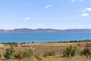 Water view featuring a mountain backdrop