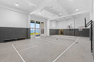 View of sport court with community basketball court