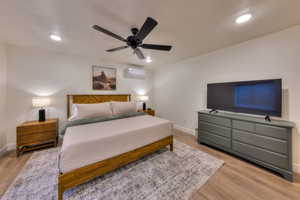 Downstairs Primary Bedroom with attached bathroom