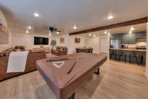 Downstairs open concept living - perfect for entertaining
