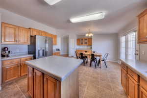 Upstairs kitchen/dining
