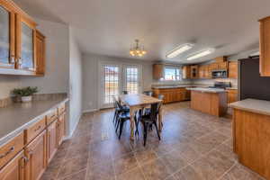 Upstairs kitchen/dining