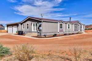 Side view of house