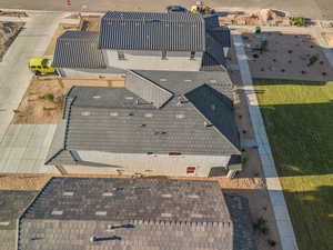 Aerial view of property and surrounding area