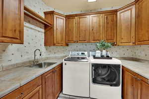 Main floor laundry, washer & dryer included