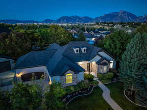 Drone / aerial view of mountains