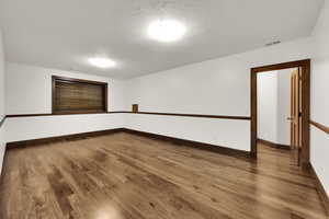 With walnut floors and walk - closet