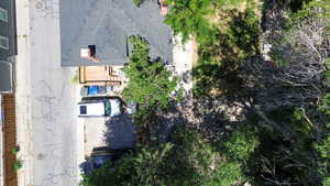 Aerial view of property and surrounding area