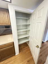 View of storage area