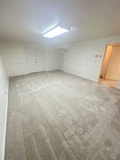 Bonus room featuring carpet floors