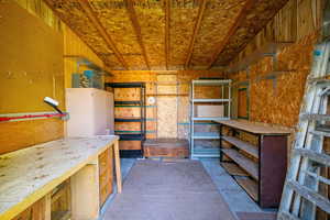 View of storage area