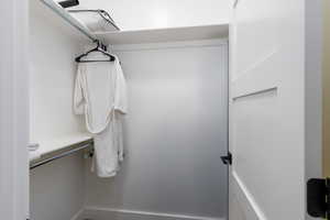 View of spacious closet