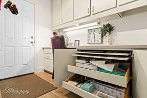 Detailed view of wood finished floors