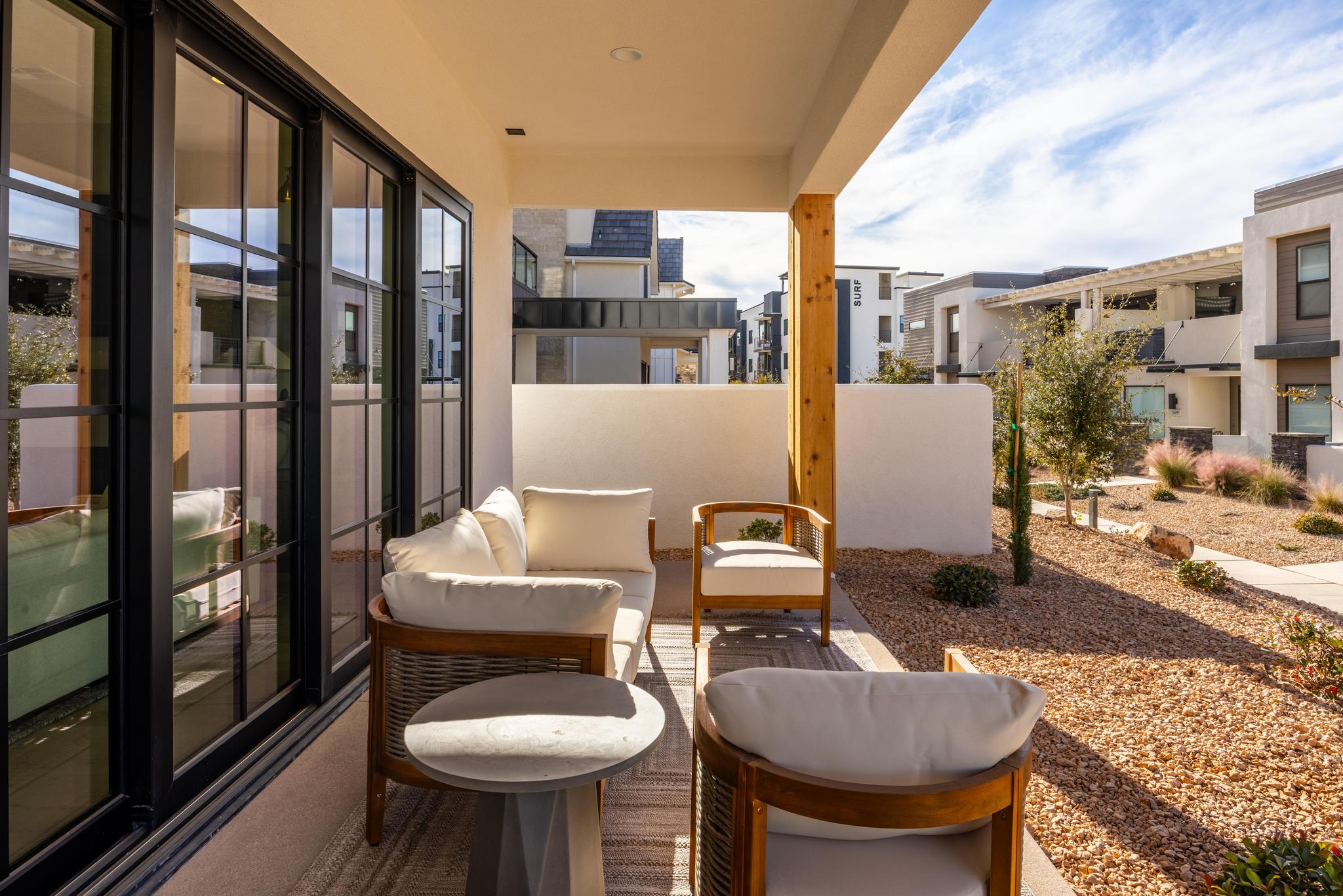 View of patio