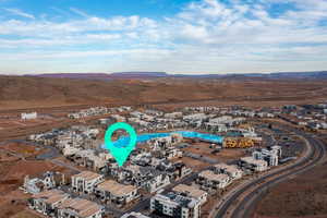 Bird's eye view of mountains