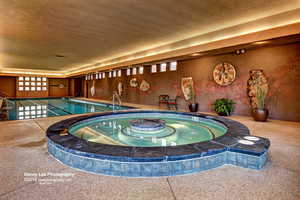 View of indoor community pool