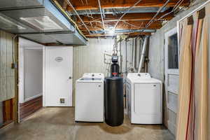 Laundry room featuring washer and dryer.