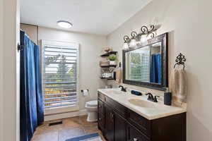 Updated bathrooms