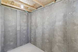 View of cold storage in basement