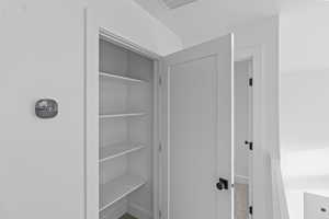 View of closet