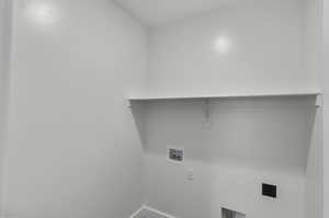 Laundry area featuring washer hookup