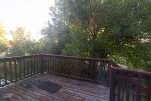 View of deck