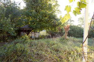 View of yard with a gazebo