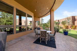 View of patio / terrace with outdoor dining area