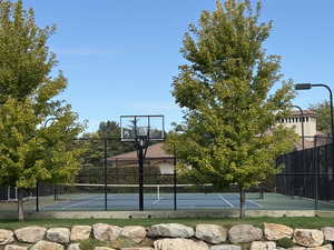 View of sport court with community basketball court