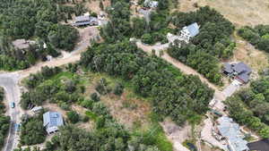 Aerial view of property and surrounding area