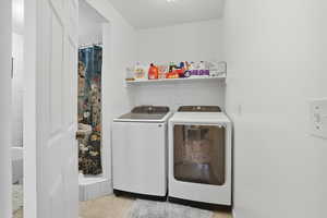 Laundry area