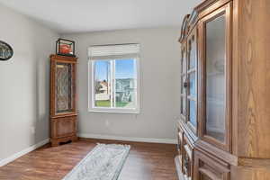 Bedroom with LVP Flooring