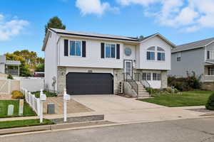 2 Level home with solar panels
