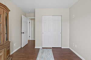 Bedroom with LVP Flooring