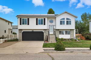 2 Level home with solar panels