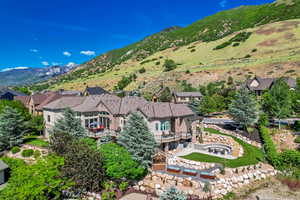 Bird's eye view of mountains