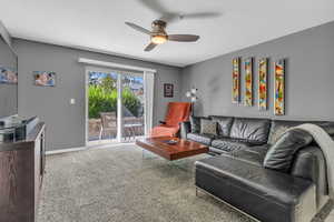 Open concept living area