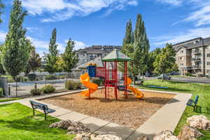 View of community jungle gym