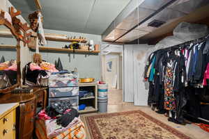 View of storage area