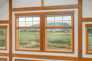 Detailed view of mountains