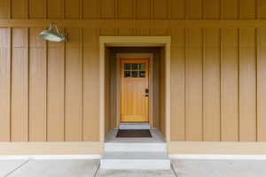 Entrance to property