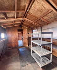 View of storage area