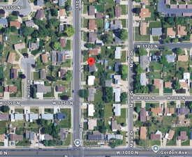 Map of property location featuring property parcel outlined