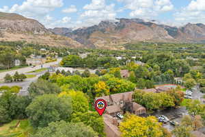 Aerial view of community