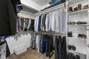 Primary walk-in closet